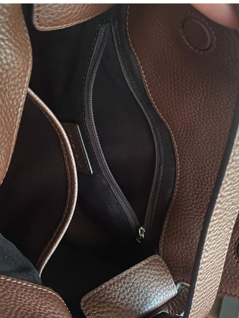 The Horse Clementine Bag Coffee Brown Leather with Adjustable Crossbody - Picture 12 of 13